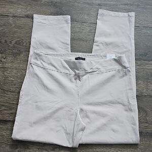 Susan Graver Weekend Light Brown Pants Stretch Medium Casual Leggings